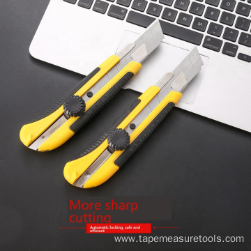 high quality black blade rotate lock utility knife